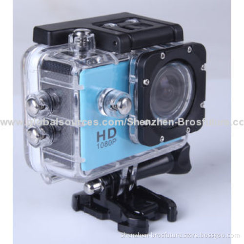 Helmet Camera, FHD 1,080P at 60fps, 60m, Waterproof Gopro Equivalent, Good Price